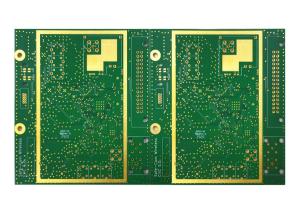 China 50u'' Hard Gold Multilayer PCB Board Green Solder mask 1oz Copper factory