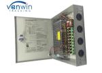 Key Lock 9CH 12V DC Camera CCTV Security Camera Power Supply Box 24V DC 10 AMPs
