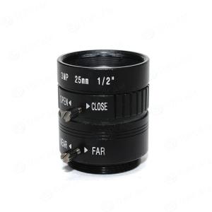 China Industrial Camera Machine Vision Lens Fixed Manual IRIS Focus Zoom Lens C Mount 3MP 25mm HD factory