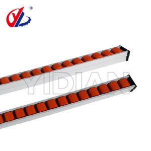 Aluminum Roller Track with Rubber Rollers for Edgebanding Machines