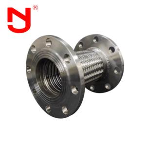 China DN400 Stainless Steel Wire Braided Corrugated Metal Hose Pipe Corrugated Hoses factory