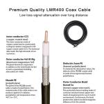 Waterproof High Gain Fiberglass Antenna , 10dBi 868 mhz pcb antenna