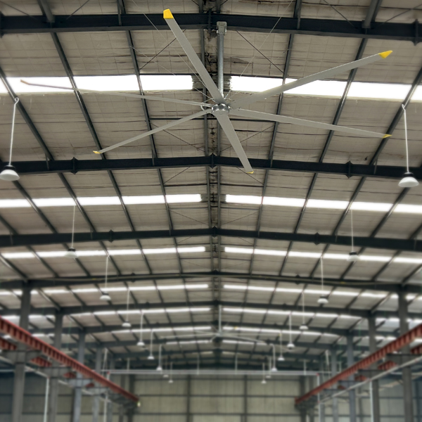 Home 3.6m 12FT Industrial Large HVLS Ceiling Fan 8-Blade Super Volume Air Cooling Fan