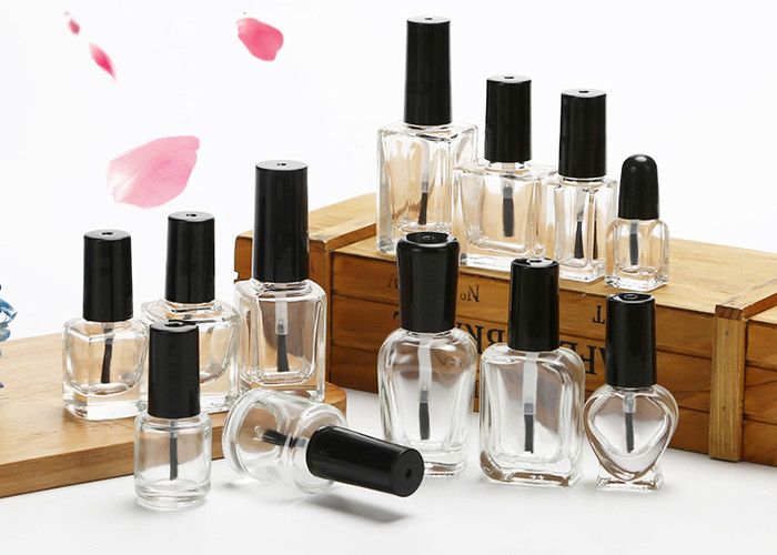 Small Cute Clear Cosmetic Bottles Clear Color Plastic Screw Cap