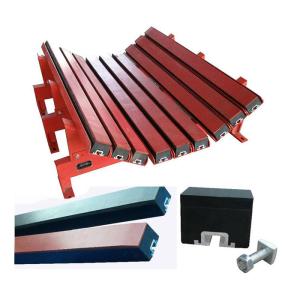 China Conveyor Roller Support Slider Impact Bed Impact Bars 3 Legs 4 Legs Support factory