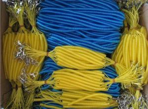 China 3M fishing missed rope with steel hooks good protection wire coil leash prevent from lost factory