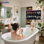 Qtenbaord Home Entertainment Lcd Wireless Touch Screen Stand Tv Follow by Me TV