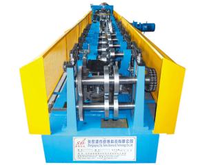 China 0.7-1.6mm C Steel Framing / C Purlin Roll Forming Machine With Track Cutting factory