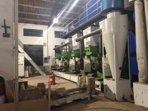 China Large Capacity 10-20t/h Biomass Fuel Pellet Production Line In Vietnam factory
