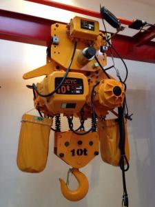 China 3 Phase 5T Low Headroom 10T Electric Stainless Steel Chain Hoist factory
