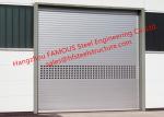 High Speed Full-View Metal Door With Polycarbonate Panels High Speed Aluminum