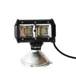 IP67 Waterproof 6000K 54W LED Vehicle Work Light Black / White Body