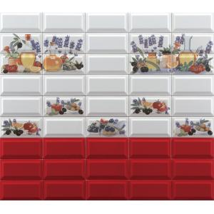 White Body Glossy Subway Porcelain Wall Tiles 75x152mm 150x305mm