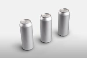 China Stubby Slim Sleek Empty Aluminum Beverage Cans Recycling Material 500ml factory