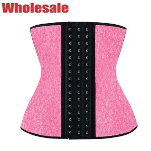 China Women Waist Trainer Corset Solid Faja Sport Girdle Bodybuilding Waist Trainer factory