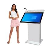 350nits Interactive Digital Podium Smart Educational Equipment FCC RoHs