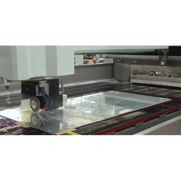 PLC Control System Customization CNC Glass Engraving Machine for Mirror Glass Carving