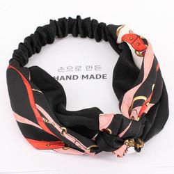 Boho Knotted Headband Women Headwrap Cross Cloth Art Elastic Makeup Hair Band
