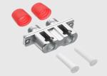 Duplex Steel 0.2dB FC Male To LC Female Adapter Multimode
