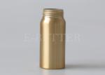 120ml Gold Natural Silver CRC Screw Cap Aluminum Tablet Bottle