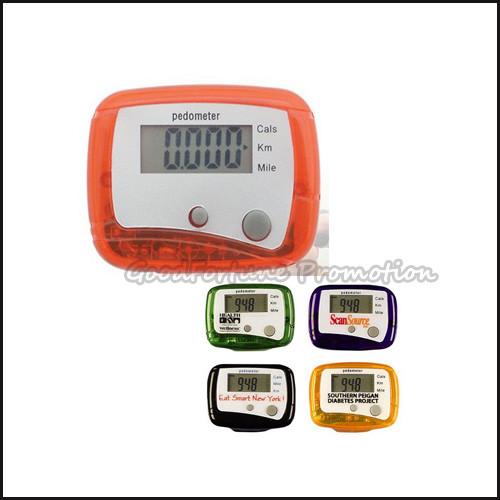 hot sale cheap promotional ABS portable waist clip hanging pedometer gift