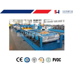Hydraulic Decoiler Standing Seam Roof Sheet Roll Forming Machine 30 M / Min