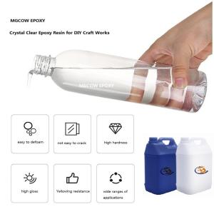 China High Gloss Crystal Clear Epoxy Resin Mix Ratio 1:1 factory