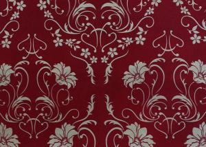 China 100% Polyester Golden Pongee Mattress Quilting Fabric Warp Knitting Printing factory
