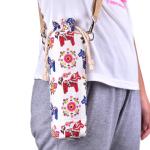 Neck Strap Cotton Canvas Wine Bottle Carry Bag