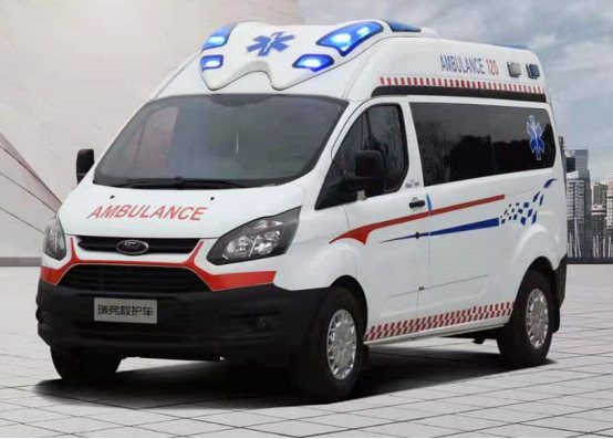 China Ford Monitor Patient Medical Ambulance 4×2 Gasoline Ford Ambulance factory