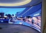 HD P4 Curved Design SMD Shopping Mall LED Display Long Life Time