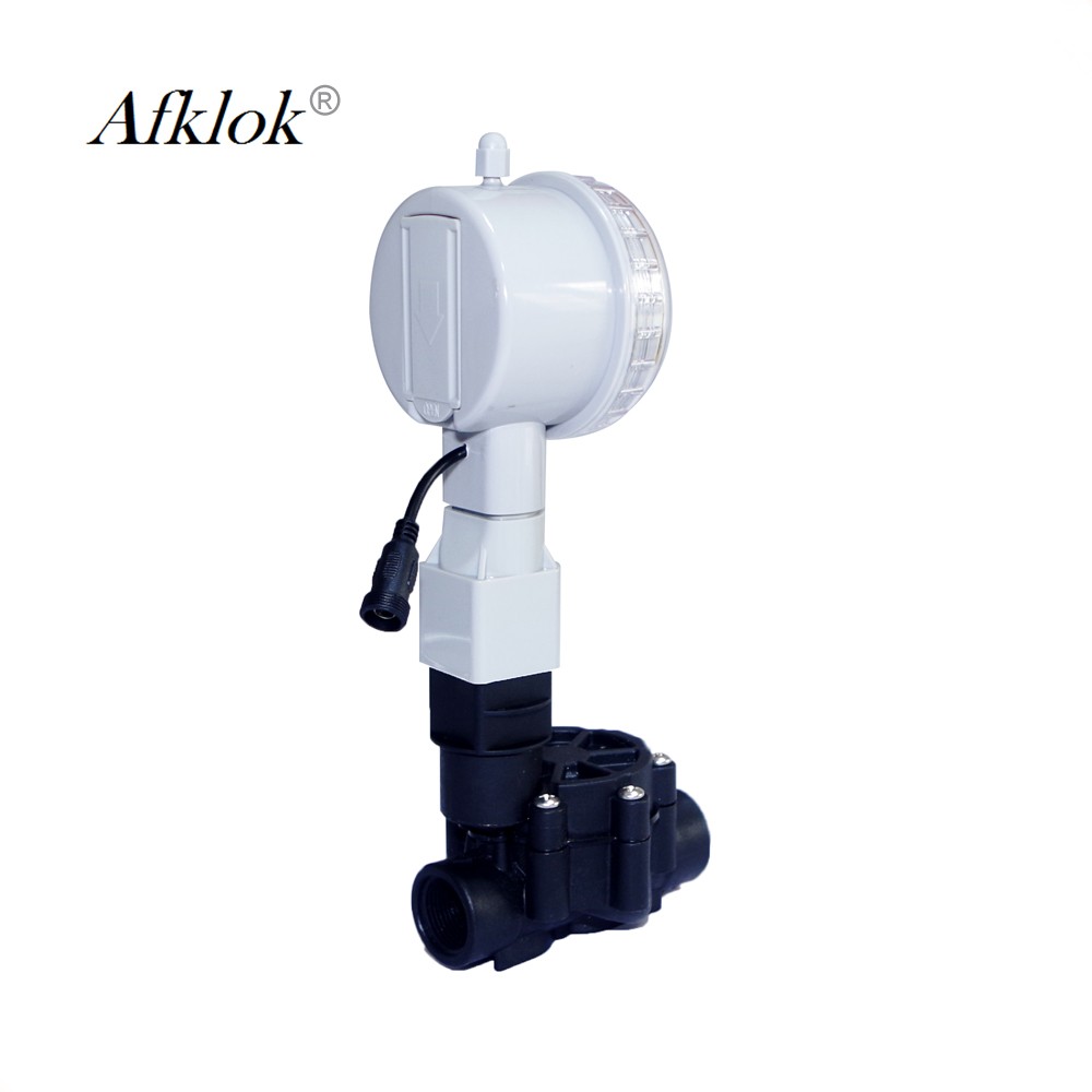 3/4 Inch Normally Closed Irrigation Valve Solenoid Water with Timer