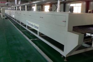 China 50kw Stainless Steel Infrared Drying Machine 3sheets/Min factory