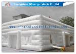 Anti - UV Large Inflatable Cube Marquee White Advertising Inflatable Tent