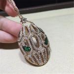 Bi snake Necklace 18k gold white gold yellow gold rose gold diamond necklace
