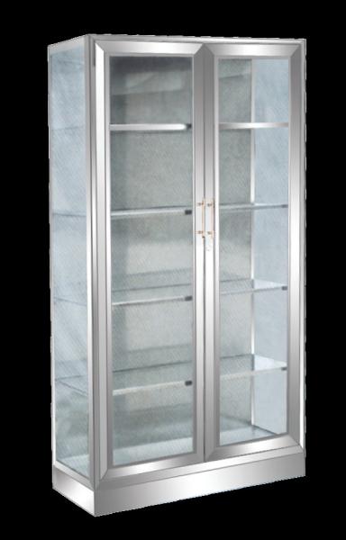 Safe Stainless Steel Medical Cabinet , Medical Glass Cabinet For Hospital /