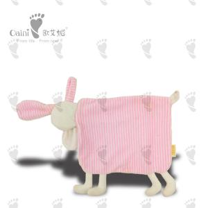 China Cute Loveable Comforter Doll Huggable PP Cotton Pink Sheep Comforter Soft Toy factory