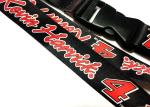 White Theme Double Sided Lanyard , Custom Neck Lanyards For Sports Meeting