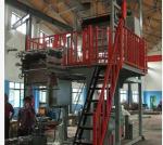 Power Saving PVC Film Blowing Machine With Rotary Printing Label SJ55×28-Sm1000