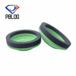 China PBLOG Green Cup Shape Beveling Resin Wheel Diamond Grinding Wheel Glass Production Machinery factory