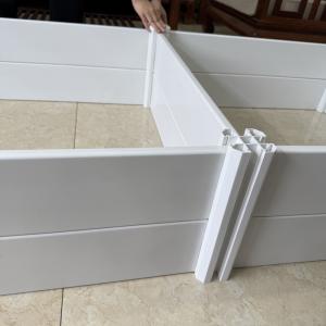 China White Raised PVC Planter Box Comfortable Height Rot Resistant on sale