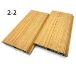 Exterior WPC Wall Cladding UV Resistant Synthetic Wood Wall Panels CE