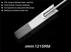 China Round Magnum Curved Magnum RM CM Premium Sterile Tattoo Needles Long Taper Textured factory