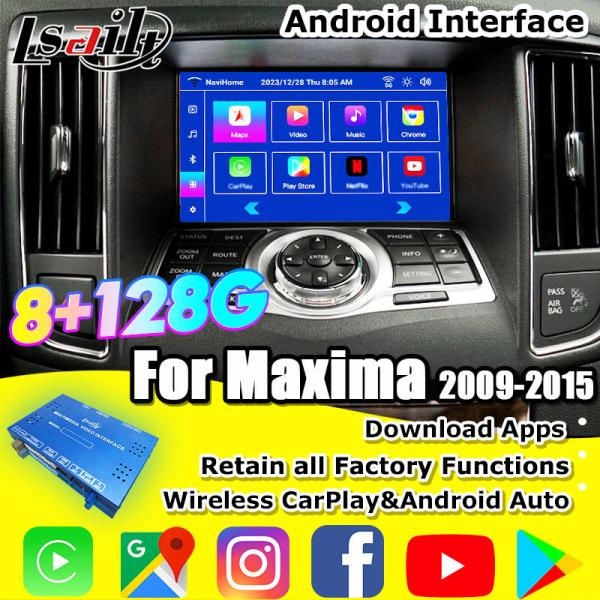 Lsailt 8G CarPlay&Android Video Interface for Nissan Maxima 09-15 Infiniti G37