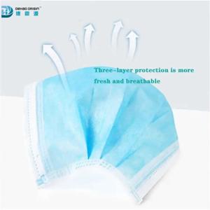 China Internal Nose Clip 70% Spunbond Non Woven Fabric Earloop Mask factory