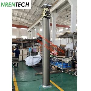 China 15m aluminum pneumatic telescoping mast 350kg payloads for COW (Cell On Wheels) factory