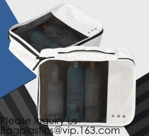 China Washable Tyvek Paper Cosmetic Bags,Tyvek Paper Cosmetic Bag Trendy PU Makeup Bag with Private Label, bagease, bagplastic factory