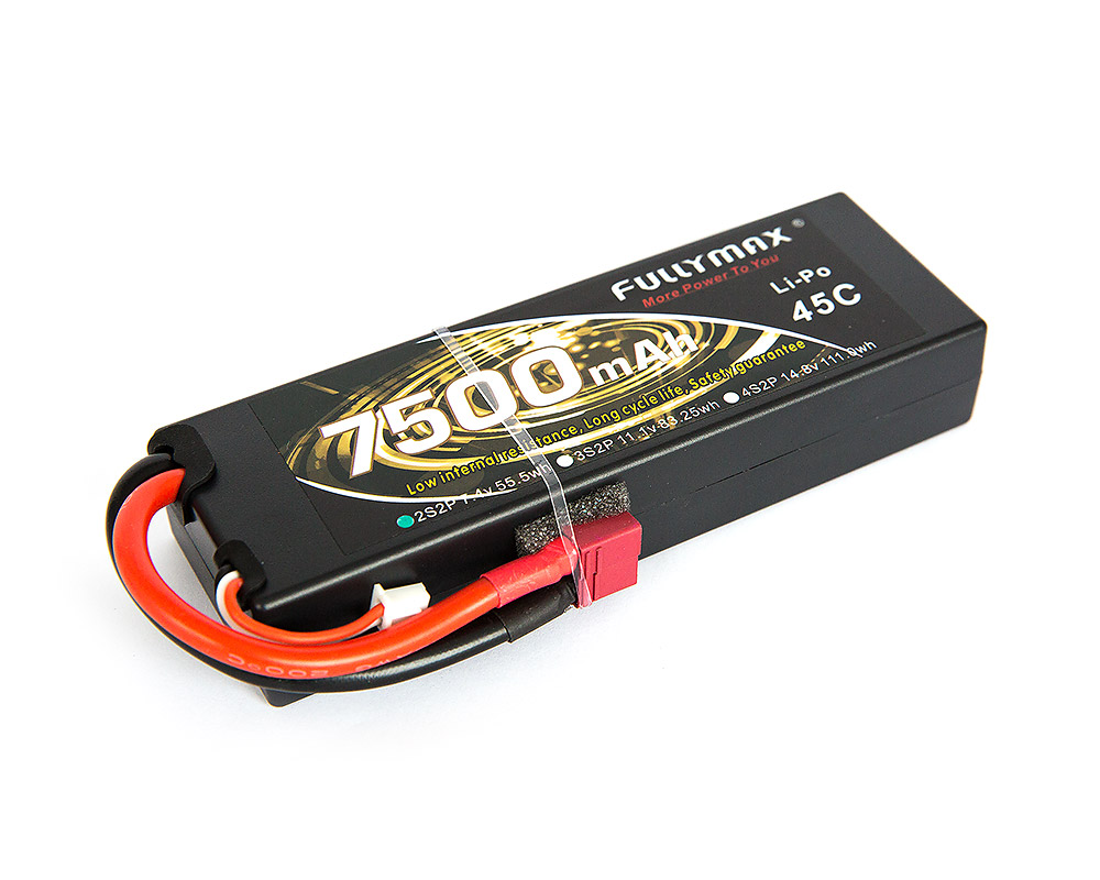 45C 7500mAh 7.4V 2S Lipo Batteries For Model Aircraft Rc Model Boats