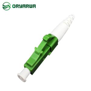 China 2.0mm LC APC PC Simplex Fiber Optic Connector With Heat Shrink Tube factory