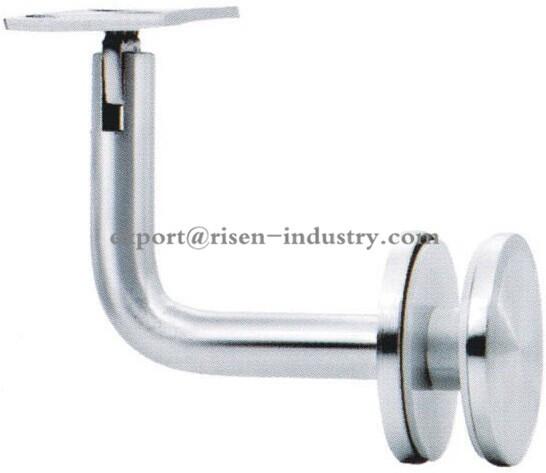 Handrail bracket glass to wall RS315, material stainless steel 304, finishing
